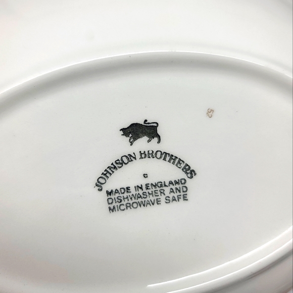 Johnson Brothers Melody Serving Set Platter and Salad Bowl - Picture 9 of 9
